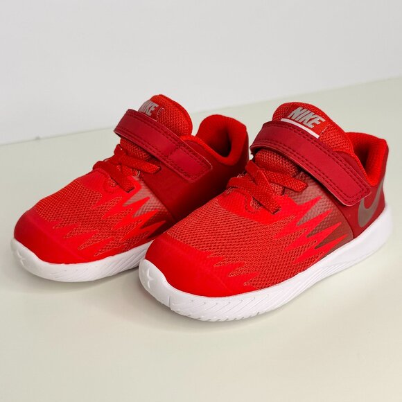 Nike STAR RUNNER (TDV) Toddler Sneaker 907255 600 University‎ Red - 7C - Picture 1 of 9
